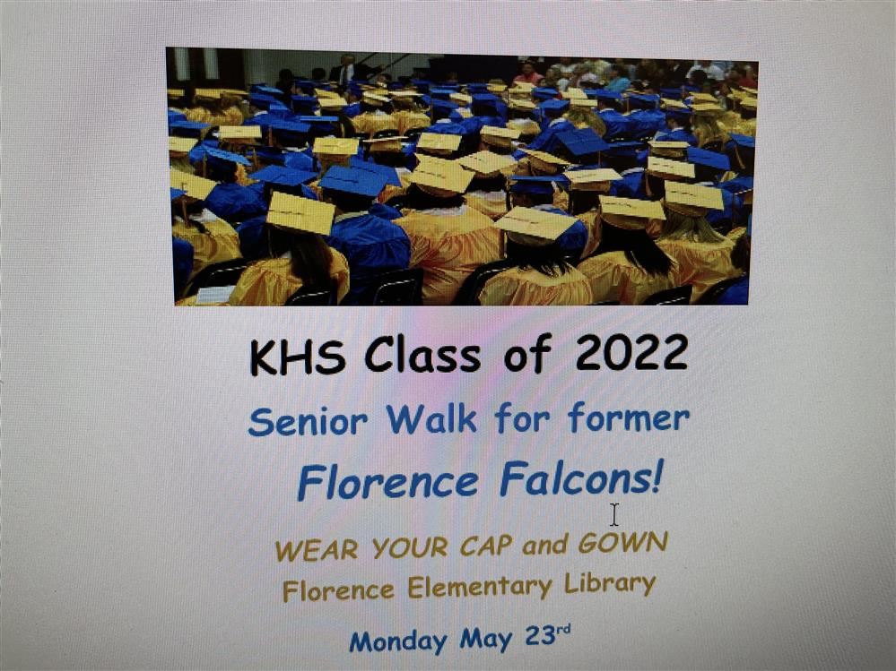  Senior walk for Former Florence Falcons - May 23